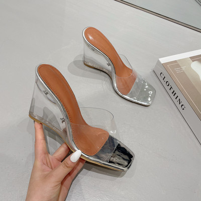 Modern női papucs szilikon pánttal