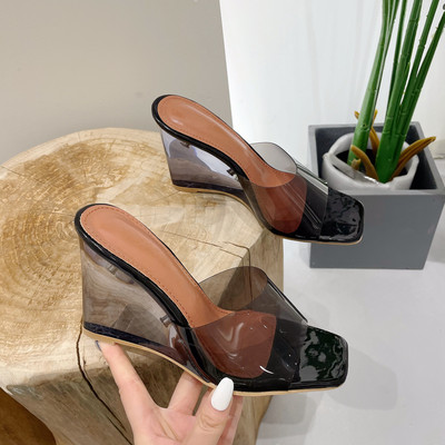 Modern női papucs szilikon pánttal