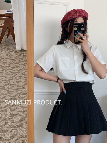 Modern női ing klasszikus gallérral - rövid vagy hosszú ujjú