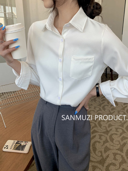 Modern női ing klasszikus gallérral - rövid vagy hosszú ujjú