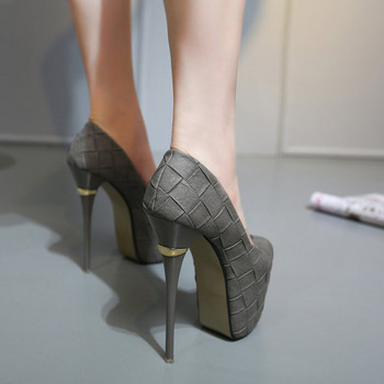 Γυναικεία μοντέρνα παπούτσια ψηλοτάκουνα 16 cm