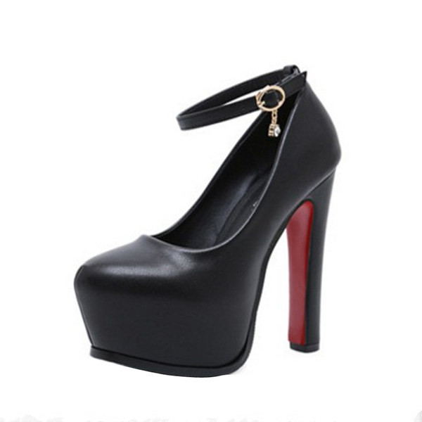 Ψηλά γυναικεία παπούτσια με πλατφόρμα και τακούνι 14 cm