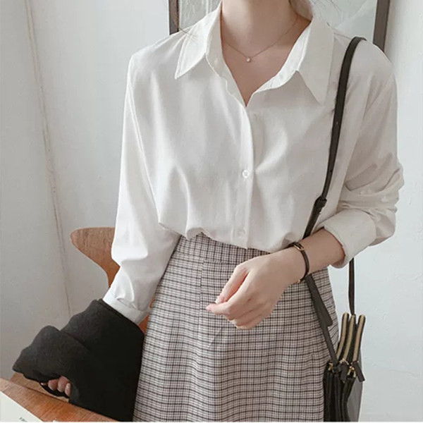 Ежедневна изчистена риза с класическа яка