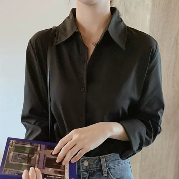 Ежедневна изчистена риза с класическа яка