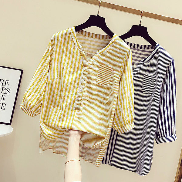 Novi model prugaste košulje s gumbima