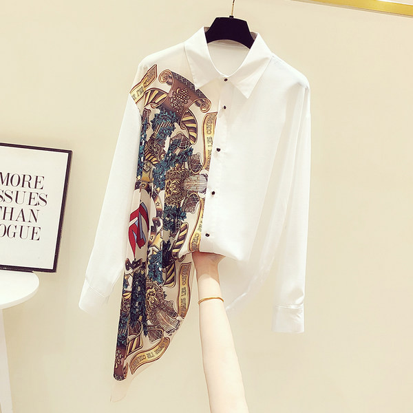 Elegantna ženska košulja s printom