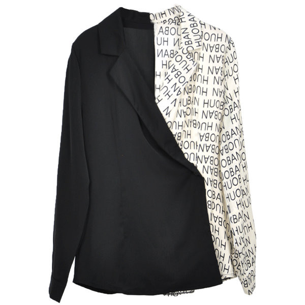 Novi model ženske košulje sa V izrezom i natpisom