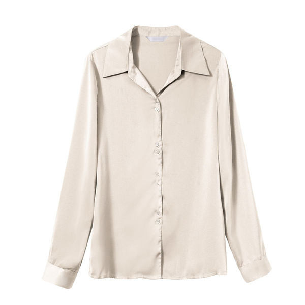 Ženska moderna košulja s dugim rukavima i kopčanjem na gumbe