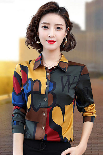 Naiste liibuv mustrilise mustriga šifoonisärk