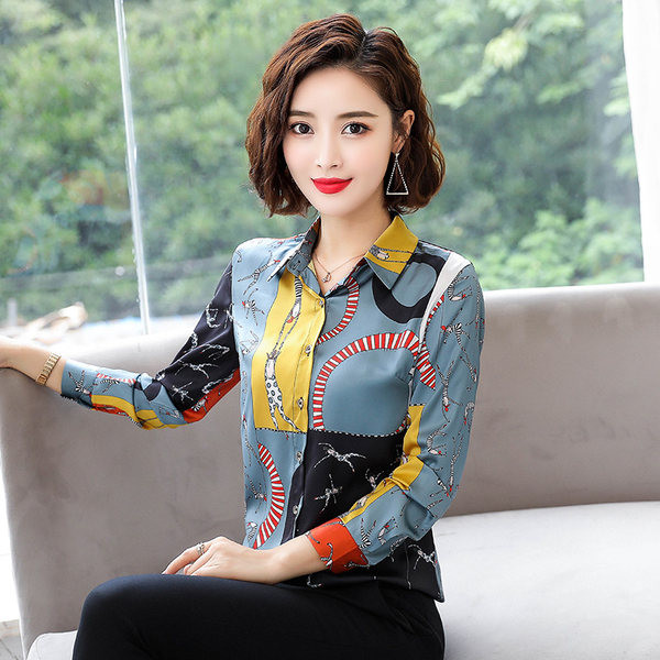 Šarena ženska košulja sa klasičnim ovratnikom - više modela