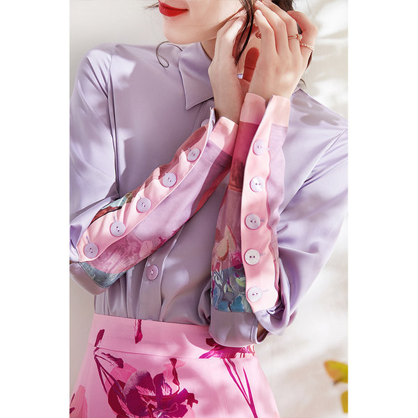 Naiste pidulik aplikatsiooniga satiinsärk