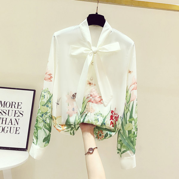 Νέο μοντέλο γυναικείο πουκάμισο με έγχρωμη απλικέ και κορδόνια