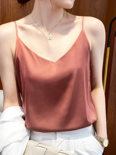 Naiste satiinist tank top tasuta mudel