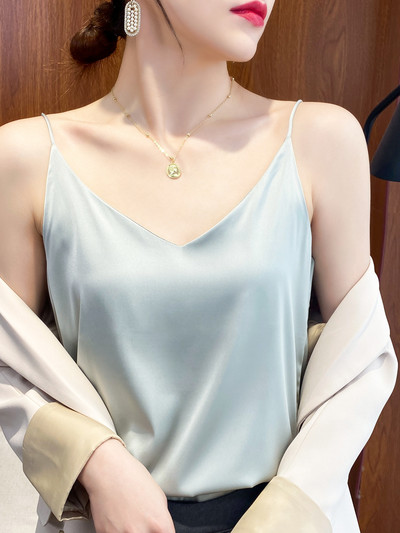 Naiste satiinist tank top tasuta mudel