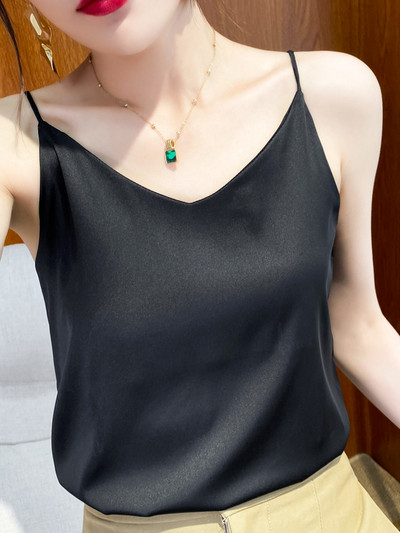 Naiste satiinist tank top tasuta mudel