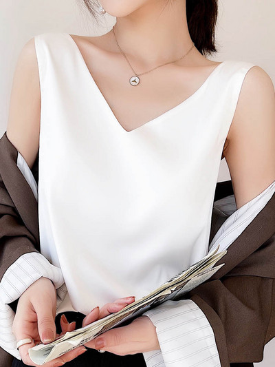 Naiste satiinist tank top tasuta mudel