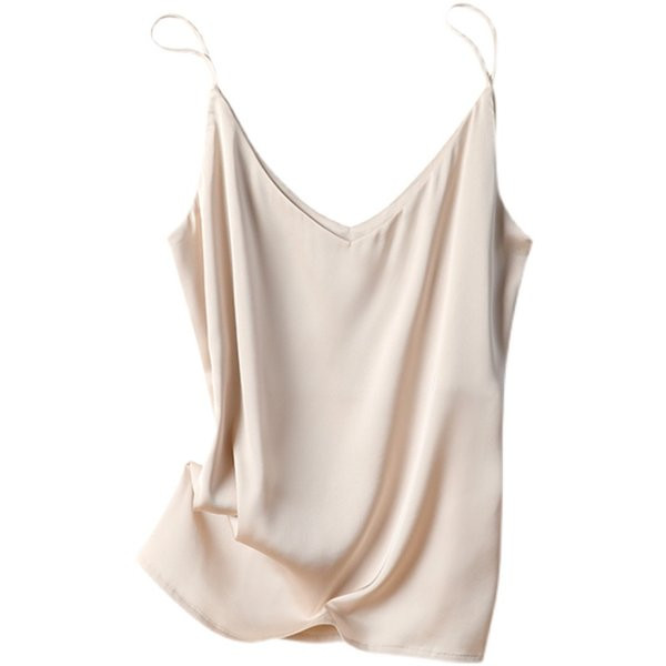 Изчистен потник с тънки презрамки 