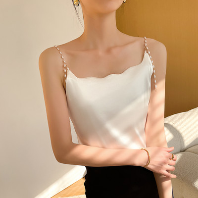 Kaasaegne naiste satiinist tank top - mitu mudelit