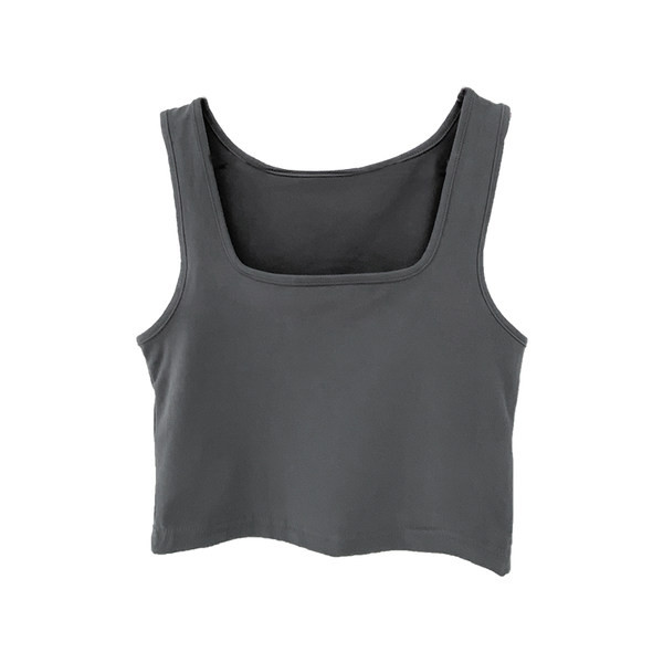 Lühike laiade rihmadega naiste topp