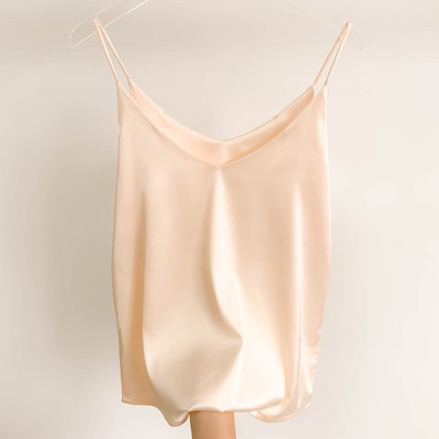 Σατέν φανελάκι απλό μοντέλο