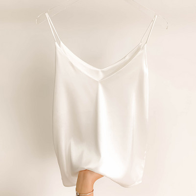 Σατέν φανελάκι απλό μοντέλο