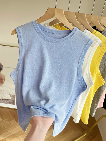 Naiste vabaaja ovaalse kaelusega topp