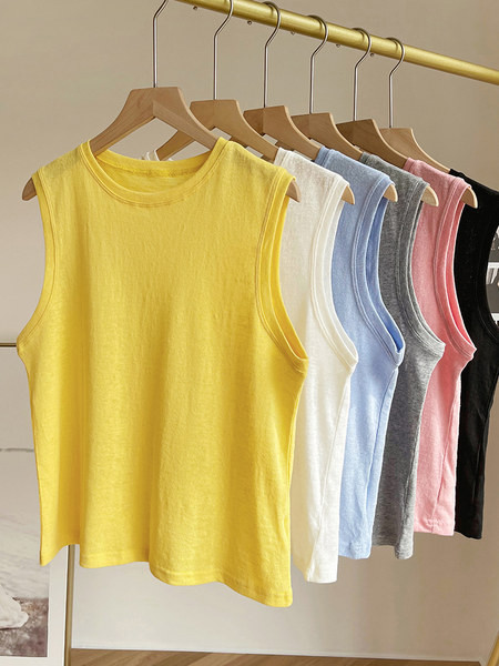 Naiste vabaaja ovaalse kaelusega topp