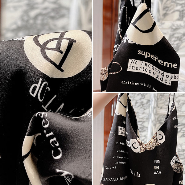 Avar vest aplikatsiooni ja peenikeste rihmadega naistele