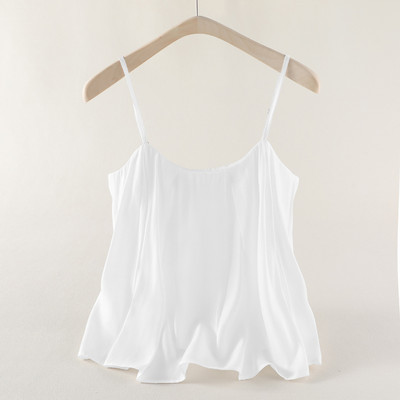 Φαρδύ μοντέλο casual φανελάκι με λεπτές τιράντες για γυναίκες