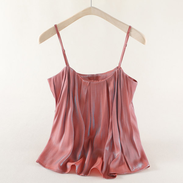 Φαρδύ μοντέλο casual φανελάκι με λεπτές τιράντες για γυναίκες