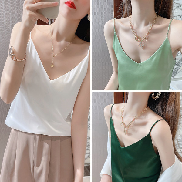 Moderna ženska majica na tanke naramenice u više boja