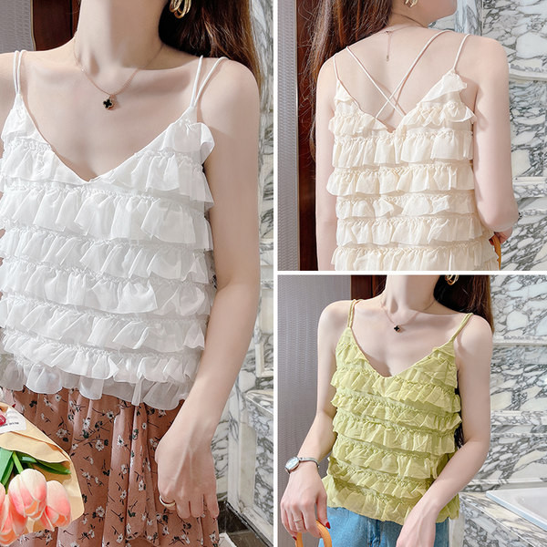 Μοντέρνο φανελάκι με λεπτά τιραντάκια