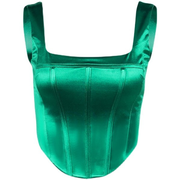 Kandilise dekoltee ja tõmblukuga liibuv rinnakorv