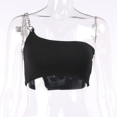 Igapäevane naiste lühike ühe rihmaga topp