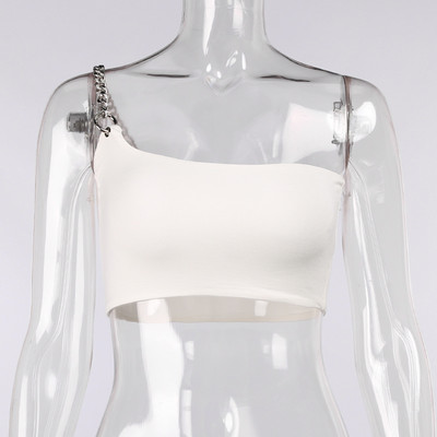 Igapäevane naiste lühike ühe rihmaga topp