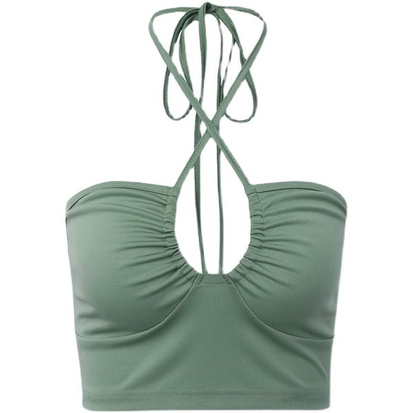 Naiste lühike ristrihmadega rinnakas