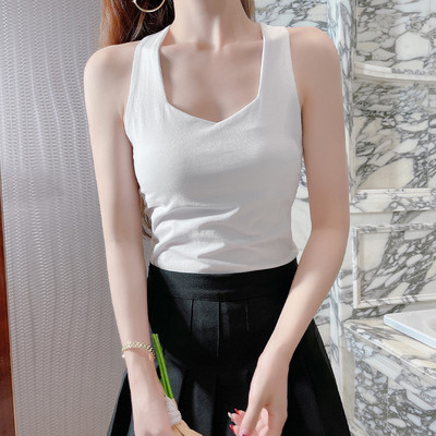 Naiste topp ristrihmadega seljal