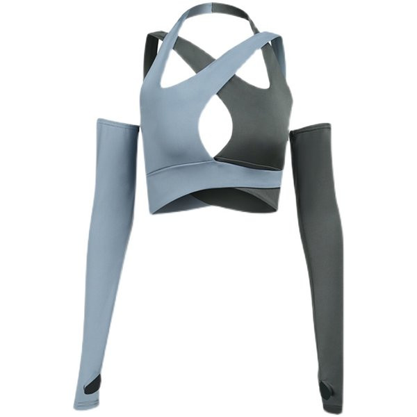 Lühike ristrihmadega naiste topp