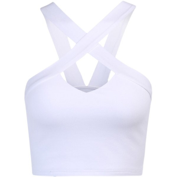 Lühike naiste rinnahoidja ristrihmadega