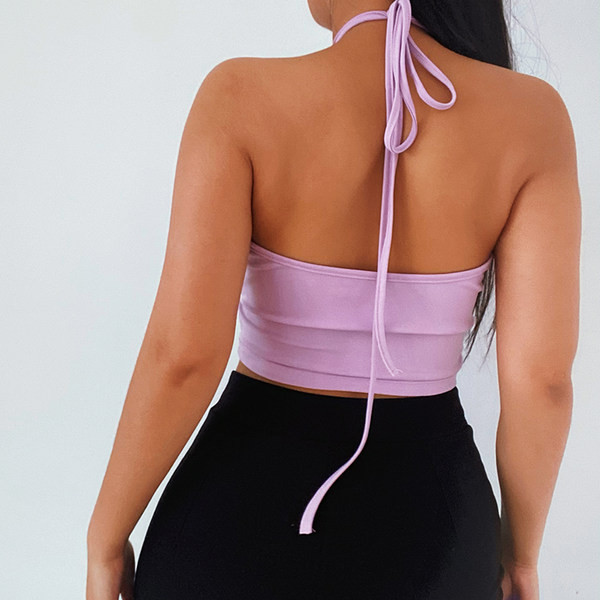 Naiste lühike rinnakorv mitmes värvitoonis lipsudega