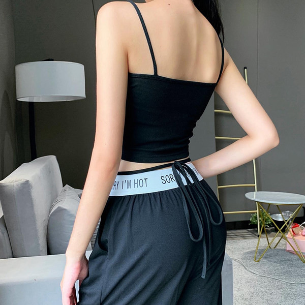 Lühike prindi ja lipsudega velvetist tanktop