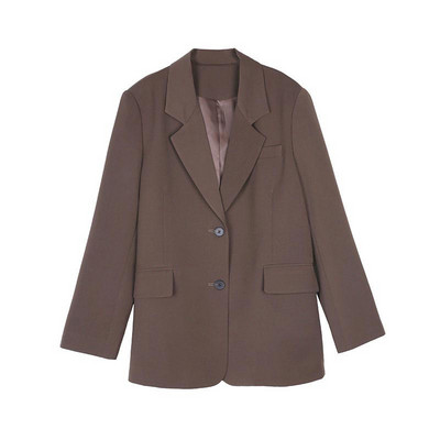 Φαρδύ γυναικείο μπουφάν με κουμπιά