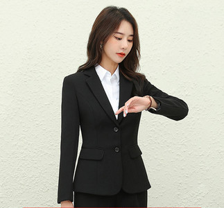 Γυναικείο κομψό μπουφάν σε μαύρο χρώμα - δύο μοντέλα