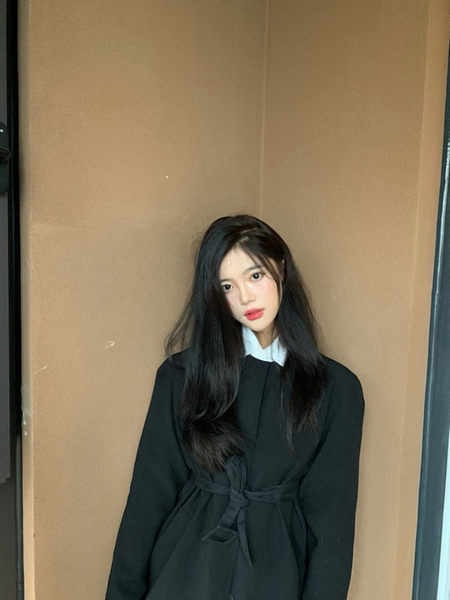 Модерно сако с връзки на талията