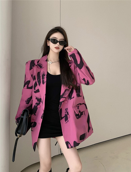 Ženska retro jakna sa natpisom free model