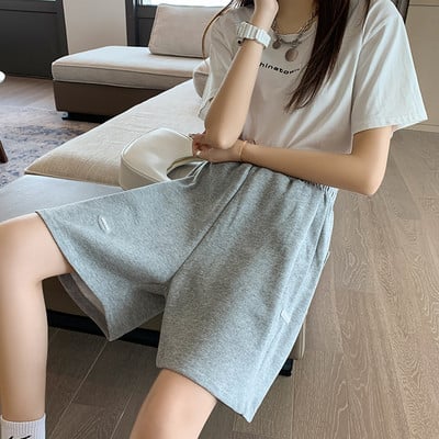 Kõrge vöökohaga vabaaja spordipüksid naistele