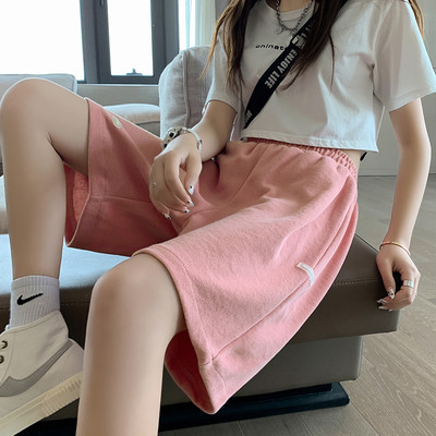 Kõrge vöökohaga vabaaja spordipüksid naistele