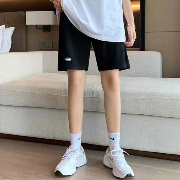 Kõrge vöökohaga vabaaja spordipüksid naistele