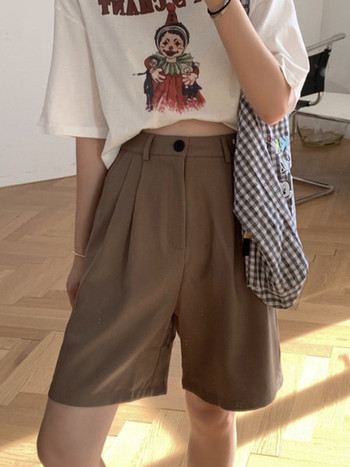Нов модел дамски широки панталони с джобове