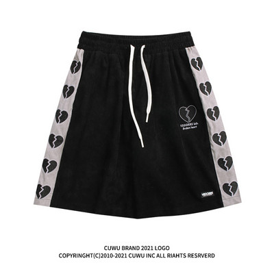 Lühikesed elastse vöökohaga spordi- ja vabaaja lühikesed püksid